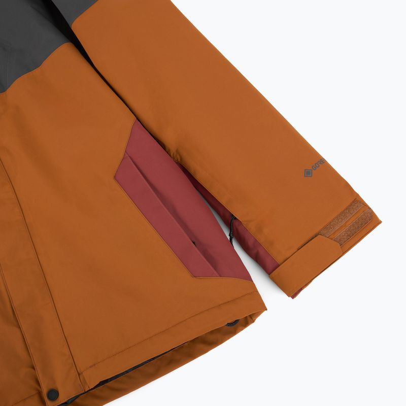 Pánská snowboardová bunda Volcom L Ins Gore-Tex caramel 3