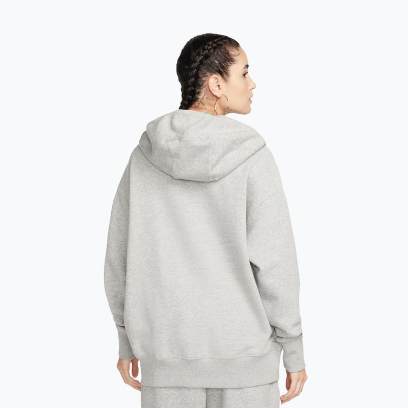 Dámská mikina Nike Sportswear Phoenix Fleece dark grey heather/sail 3