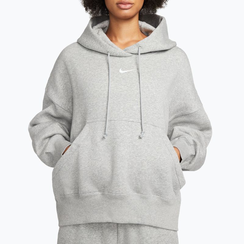 Dámská mikina Nike Sportswear Phoenix Fleece Oversized dark grey heather/sail 4