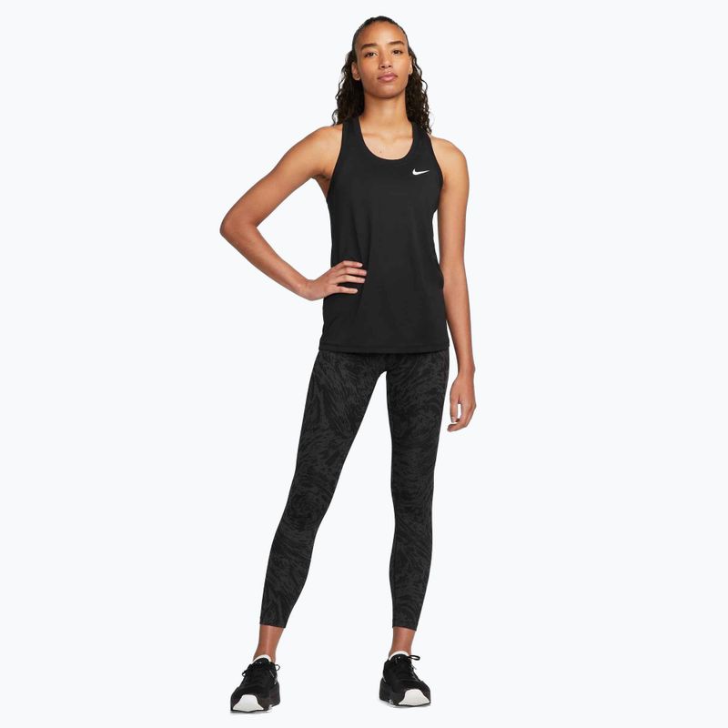 Dámské tréninkový top Nike Dri-Fit Racerback Tank Top černé 2