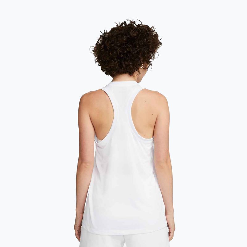 Dámské sportovní tričko Nike Dri-Fit Racerback tričko white/black 3