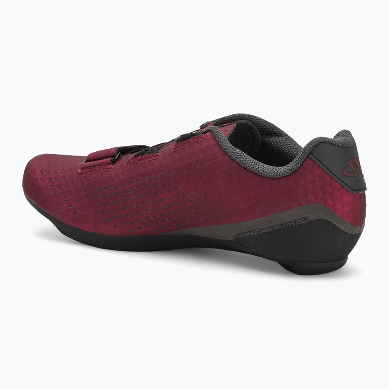 Dámská silniční obuv Giro Cadet Carbon ano dark cherry 3