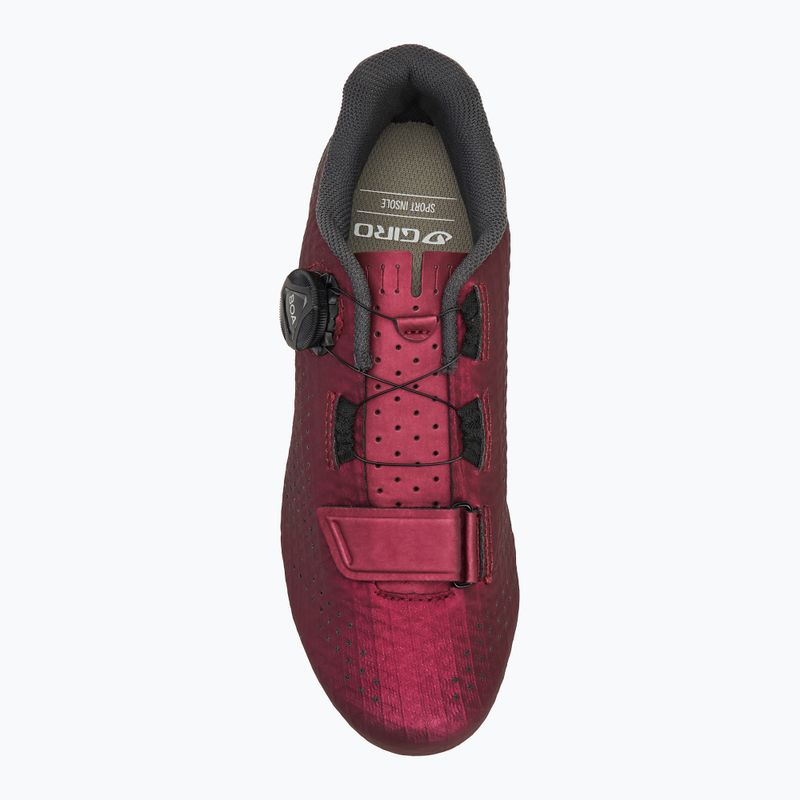 Dámská silniční obuv Giro Cadet Carbon ano dark cherry 5