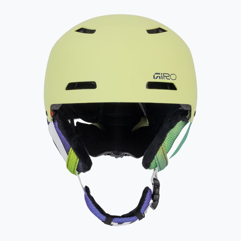 Dětská lyžařská helma Giro Crue matte fluorescent green 2