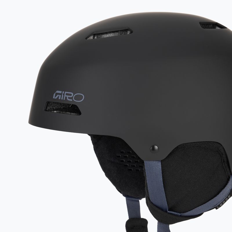 Lyžařská helma Giro Ledge FS matte black dark indigo 8