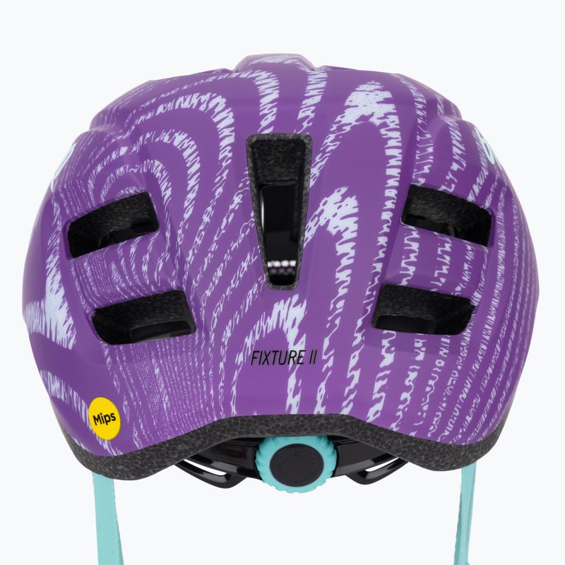 Dětská cyklistická přilba Giro Fixture II Integrated MIPS matte purple ripple 11