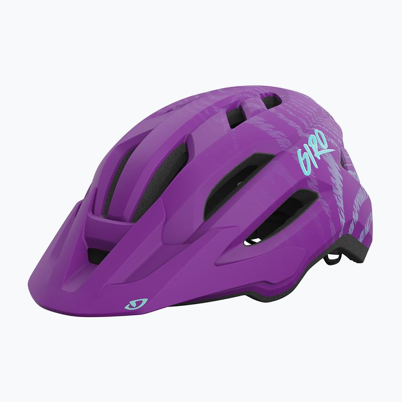 Dětská cyklistická přilba Giro Fixture II Integrated MIPS matte purple ripple 12