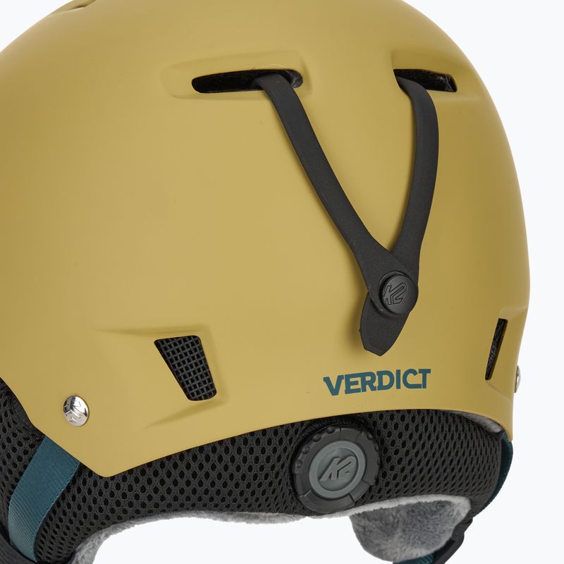 Lyžařská helma K2 Verdict sand 8