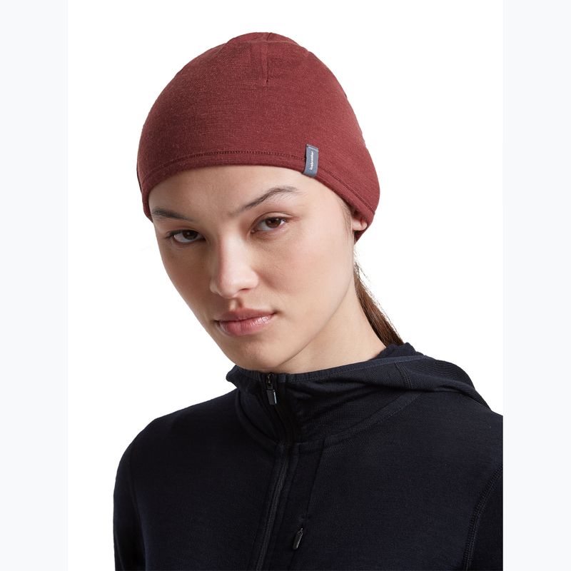 Čepice icebreaker Merino 200 Oasis Reversible Beanie agate/port 11