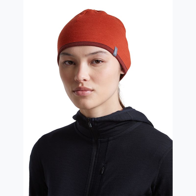 Čepice icebreaker Merino 200 Oasis Reversible Beanie agate/port 12