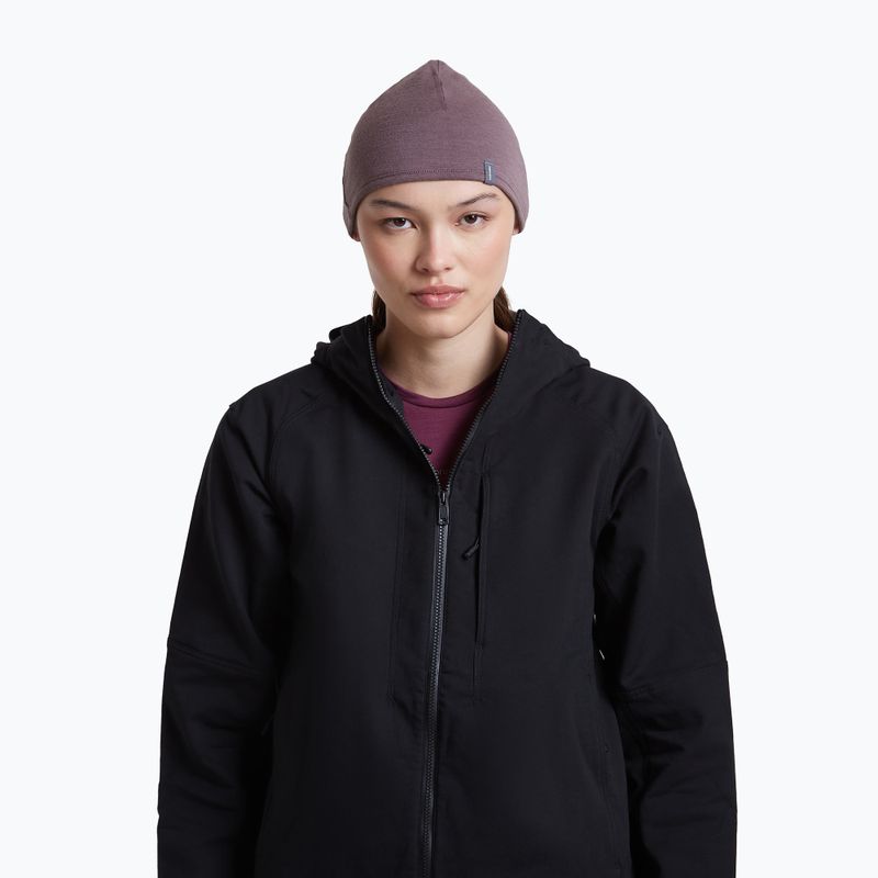 Čepice icebreaker Merino 200 Oasis Reversible Beanie berry/grey plum 10