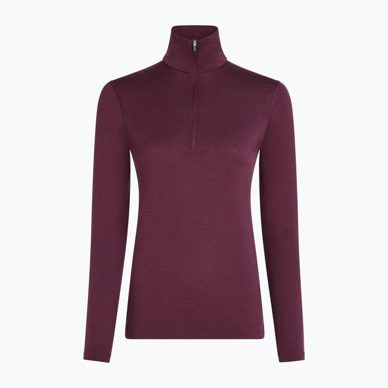 Dámská termo mikina Icebreaker 200 Oasis LS Half Zip dark berry 8