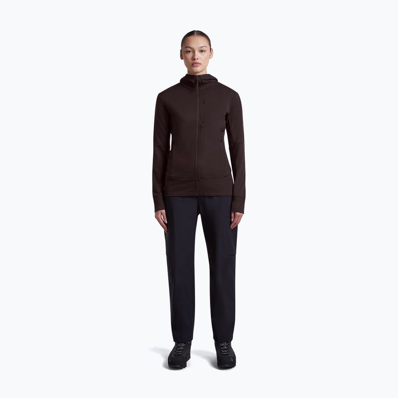 Dámská mikina Icebreaker Merino 260 Quantum IV LS Zip Hoodie bittersweet 4