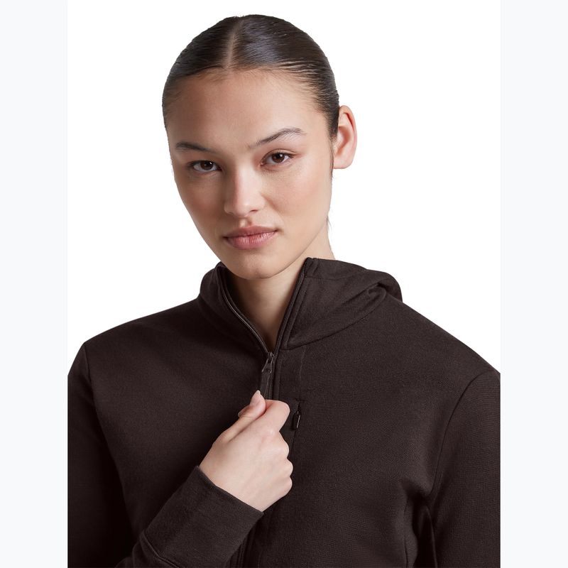 Dámská mikina Icebreaker Merino 260 Quantum IV LS Zip Hoodie bittersweet 6