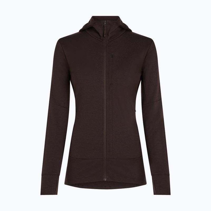 Dámská mikina Icebreaker Merino 260 Quantum IV LS Zip Hoodie bittersweet 9