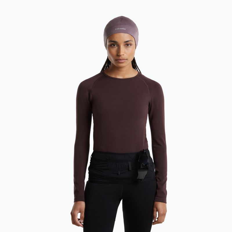 Zimní čepice icebreaker Merino 200 Oasis Beanie grey plum 6