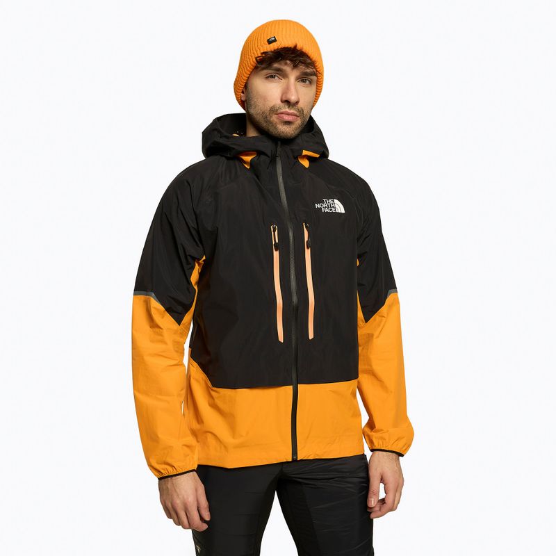 Pánská bunda The North Face Dawn Turn 2.5 Cordura Shell černá a oranžová NF0A7Z8884P1