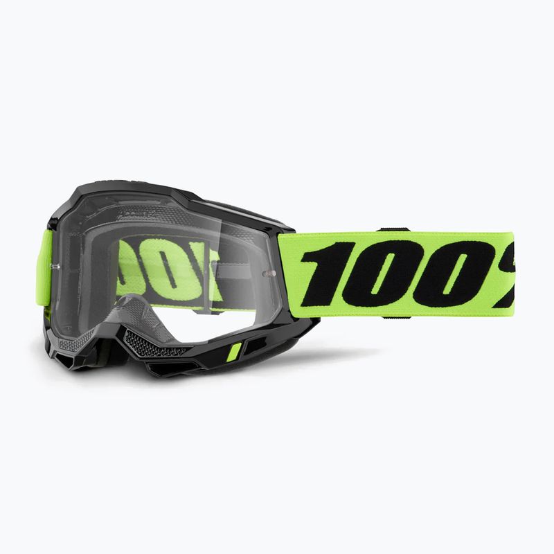 Dětské cyklistické brýle 100% Accuri 2 Junior neon yellow/clear