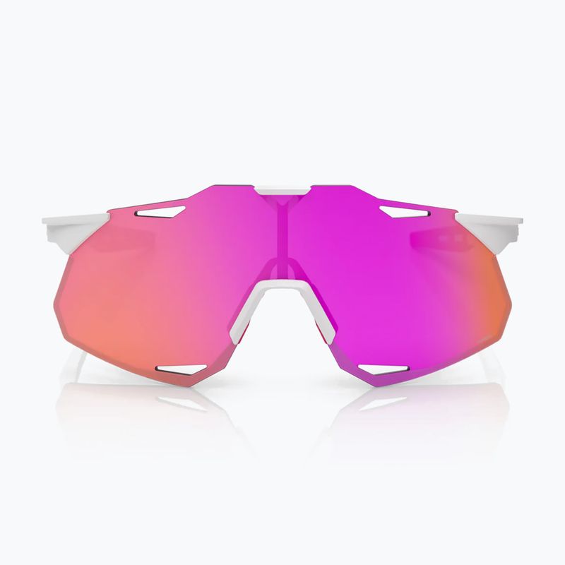 Sluneční brýle 100% Hypercraft XS matte white/pink/hiper vital pink mirror 4