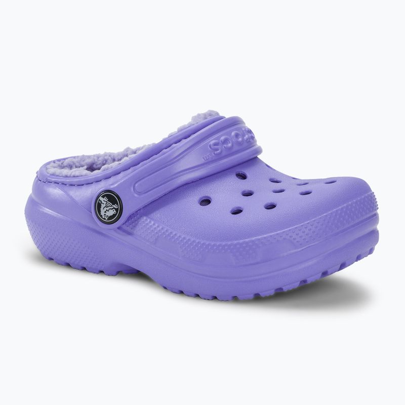 Dětské nazouváky Crocs Classic Lined digital violet