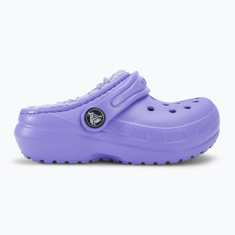 Dětské nazouváky Crocs Classic Lined digital violet 3