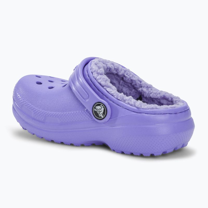 Dětské nazouváky Crocs Classic Lined digital violet 4