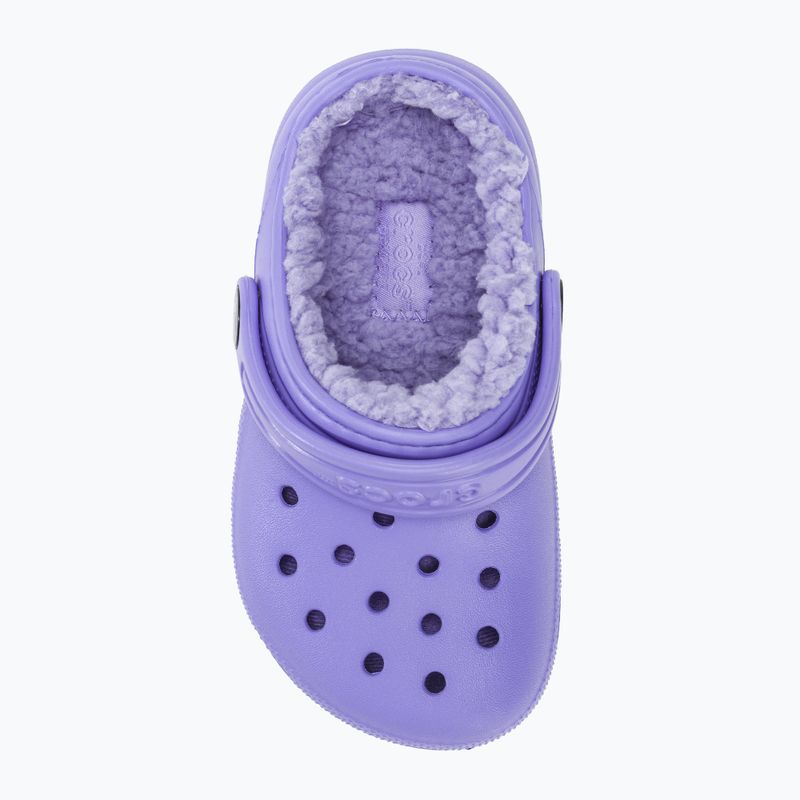 Dětské nazouváky Crocs Classic Lined digital violet 6