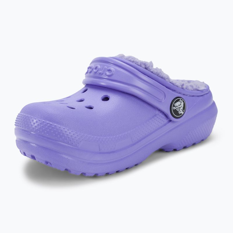 Dětské nazouváky Crocs Classic Lined digital violet 8