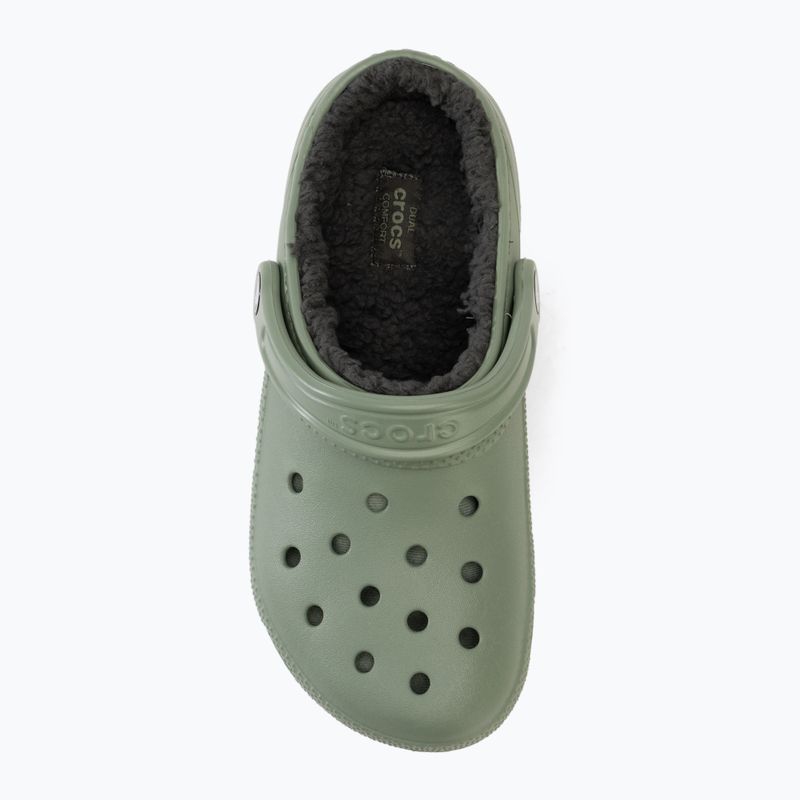 Nazouváky Crocs Classic Lined Clog moss/multi 6