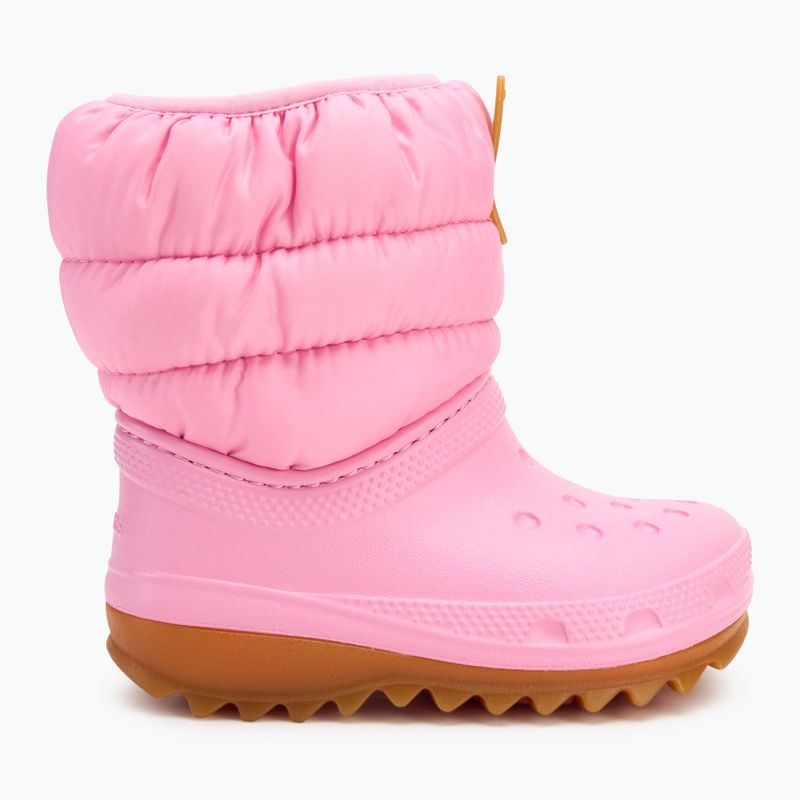 Dětské sněhule Crocs Classic Neo Puff Boot Toddler pink tweed/gum 2