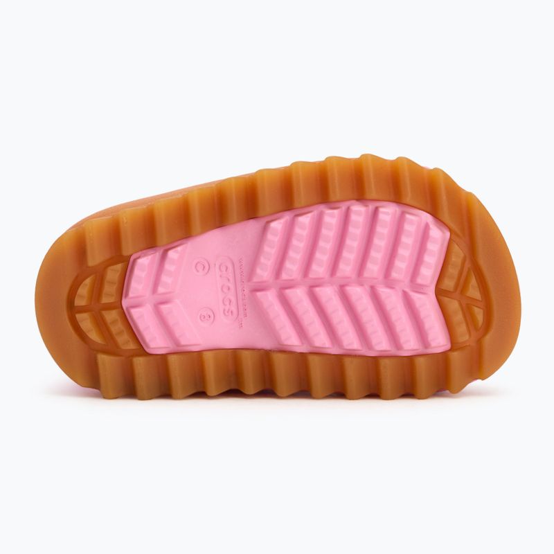 Dětské sněhule Crocs Classic Neo Puff Boot Toddler pink tweed/gum 4