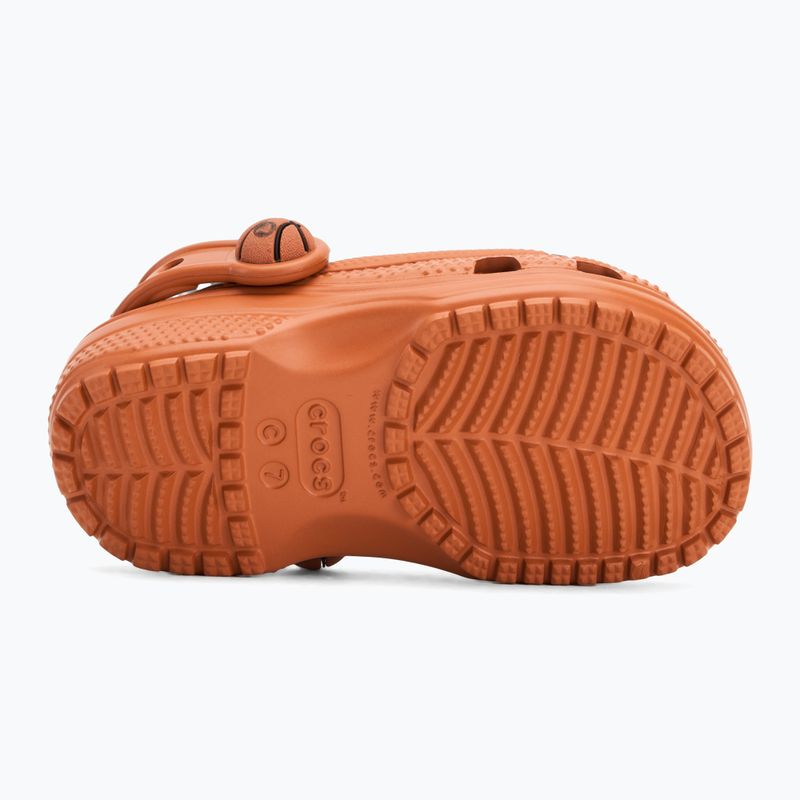 Dětské nazouváky Crocs Classic Basketball Clog Toddler sienna 5