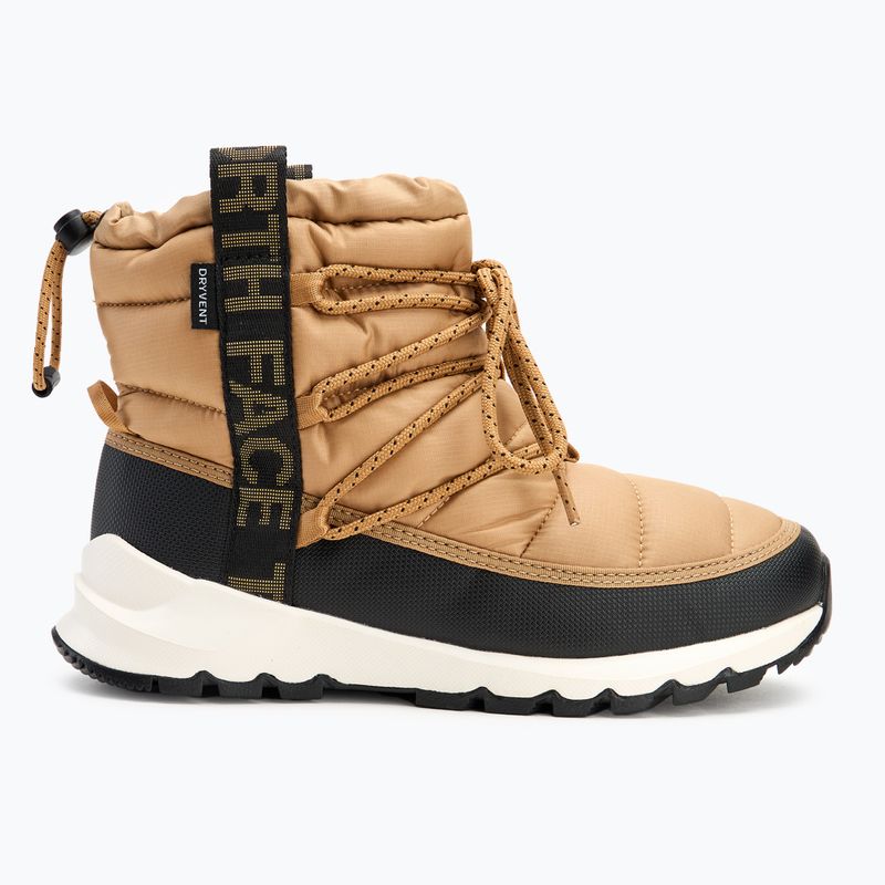 Dámské sněhule The North Face Thermoball Lace Up WP almond butter / black 2