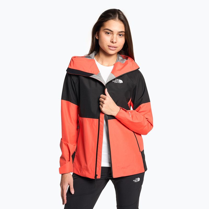 Dámská softshellová bunda The North Face Jazzi Gtx radiant orange/black