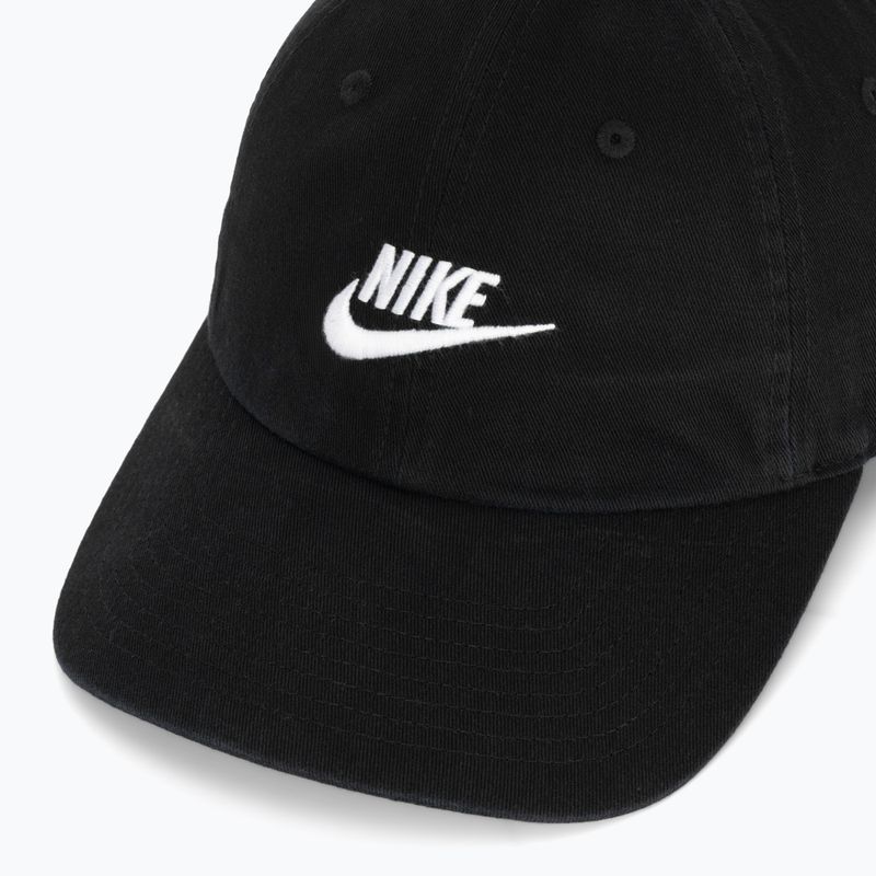 Kšiltovka Nike Club Unstructured Futura Wash black/white 3