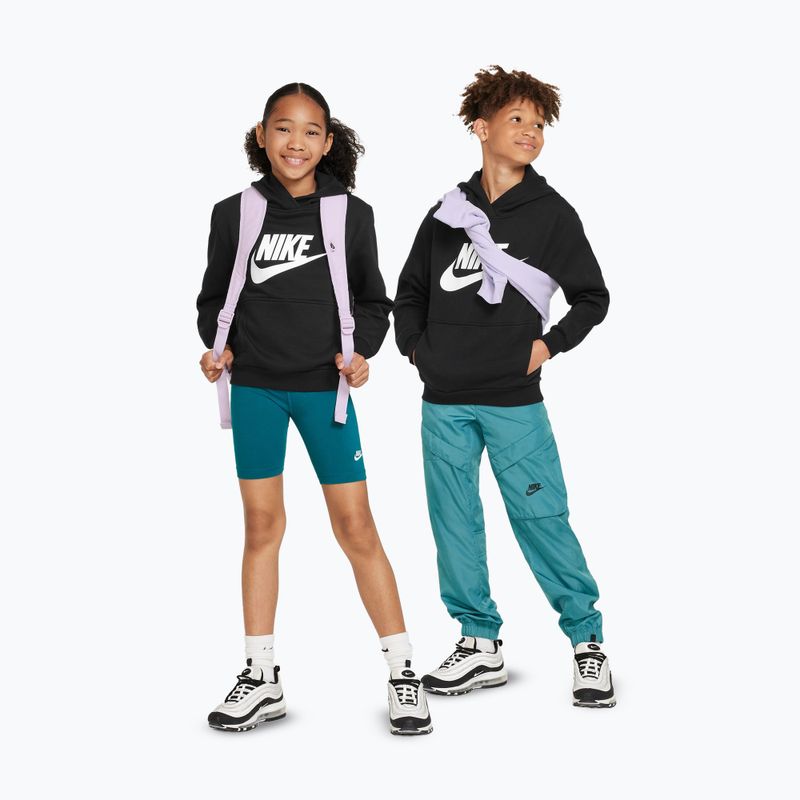 Dětská mikina Nike Club Fleece Hoodie black/white 2
