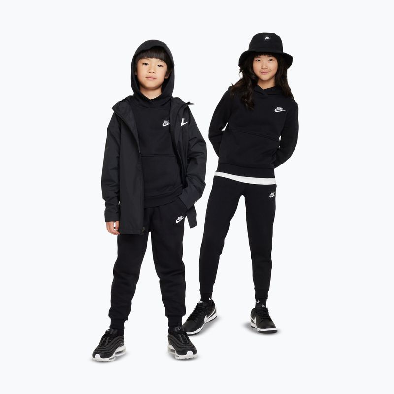 Dětská mikina Nike Sportswear Club Fleece black/white 6