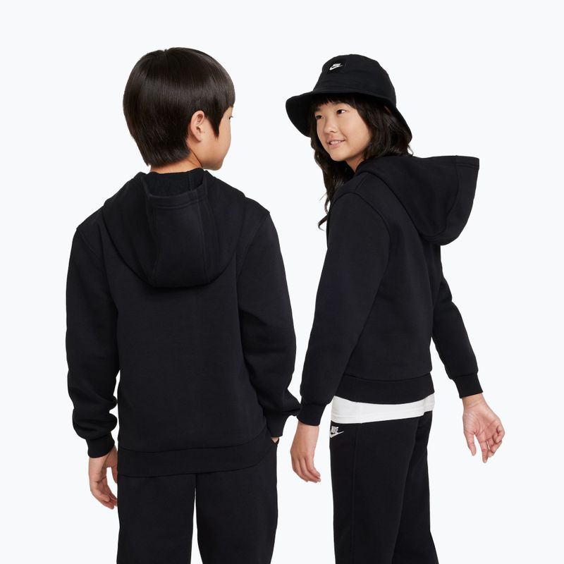 Dětská mikina Nike Sportswear Club Fleece black/white 7