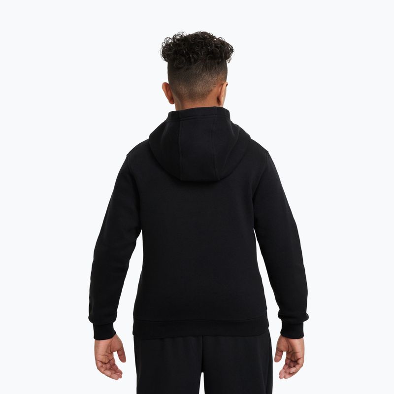 Dětská mikina Nike Sportswear Club Fleece black/white 10