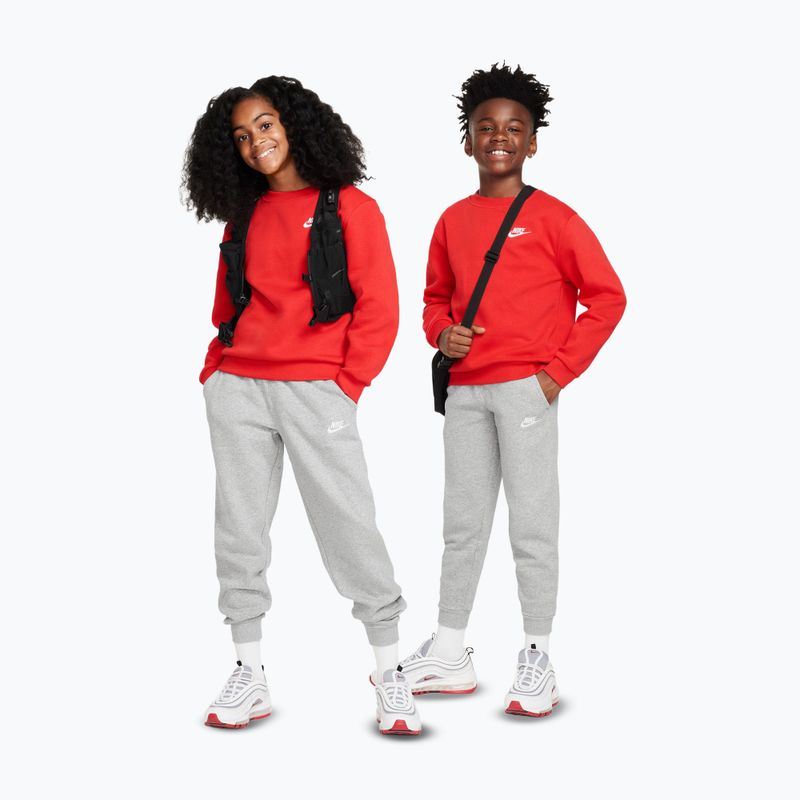 Dětské kalhoty Nike Sportswear Club Fleece dark grey heather/base grey/white 2
