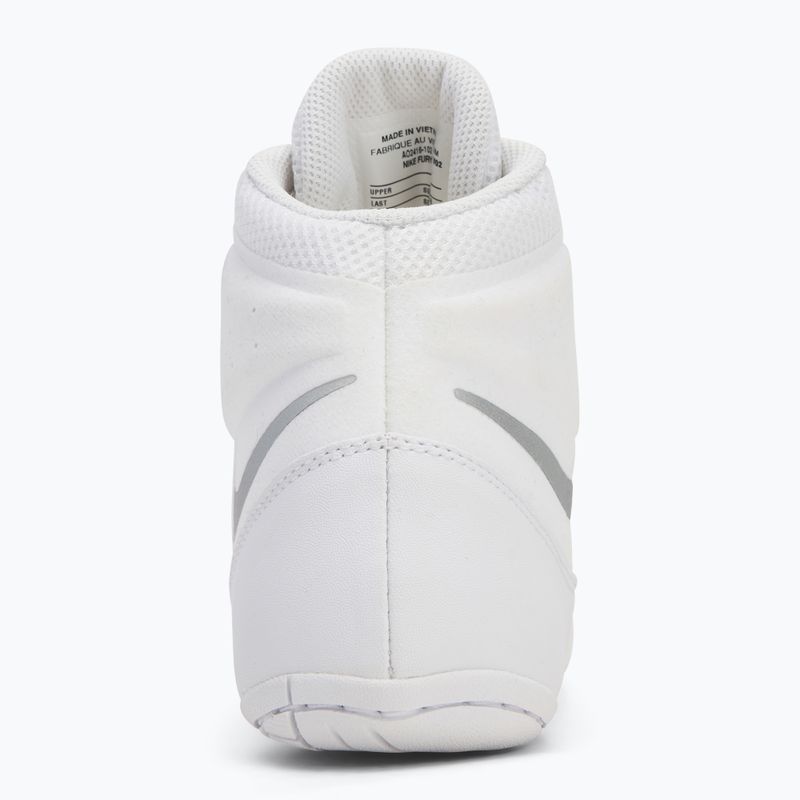 Zápasnické boty Nike Fury bílá/metallic silver 6