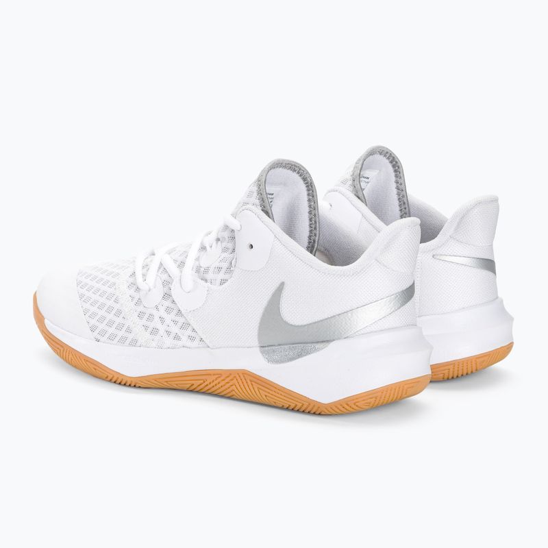 Tenisky na volejbal Nike Zoom Hyperspeed Court SE bílá/metalická stříbrná guma 3