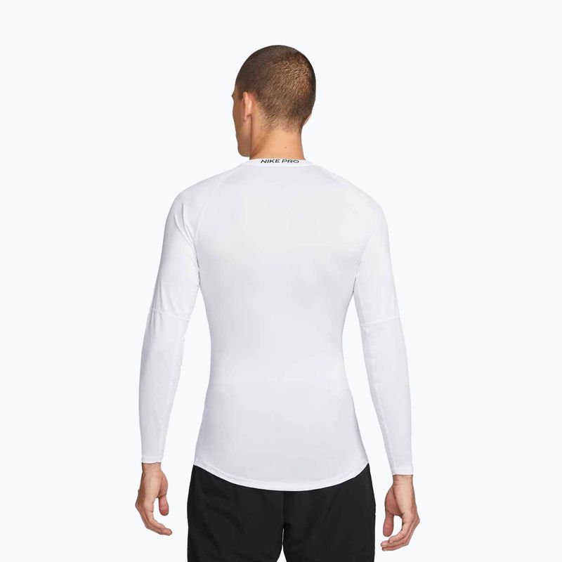 Pánské tričko Longsleeve Nike Pro Dri-Fit Tight Fitness white/black 3