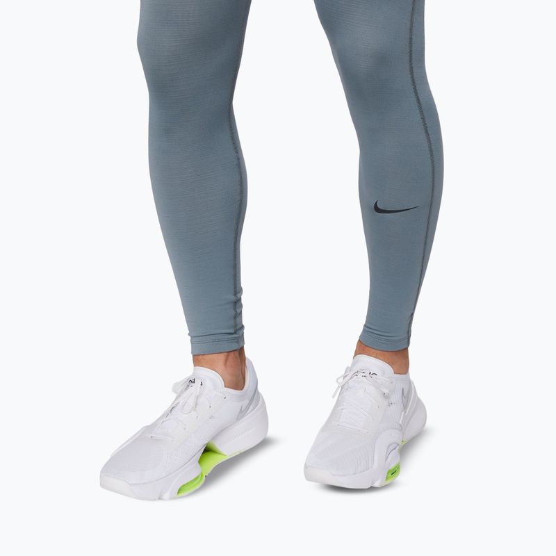 Pánské legíny Nike Pro Warm smoke grey/black 6