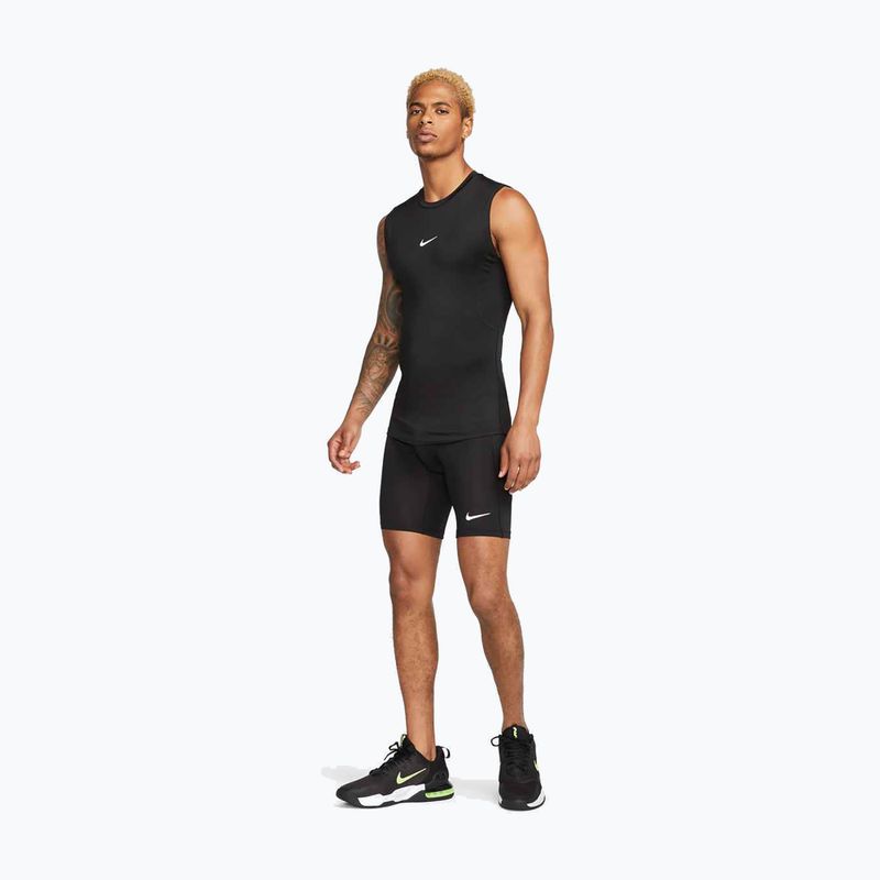 Pánské tréninkové šortky Nike Pro Dri-Fit Fitness Long black/white 2