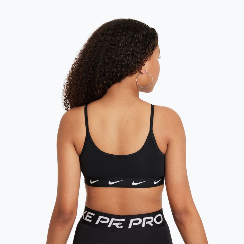 Dětská sportovní podprsenka Nike One black/white 3