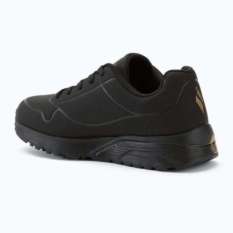 Dětské boty SKECHERS JGoldcrown Uno Lite Metallic Love black/gold 3