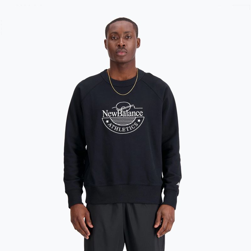Pánská mikina New Balance Athletics Graphic Crew black