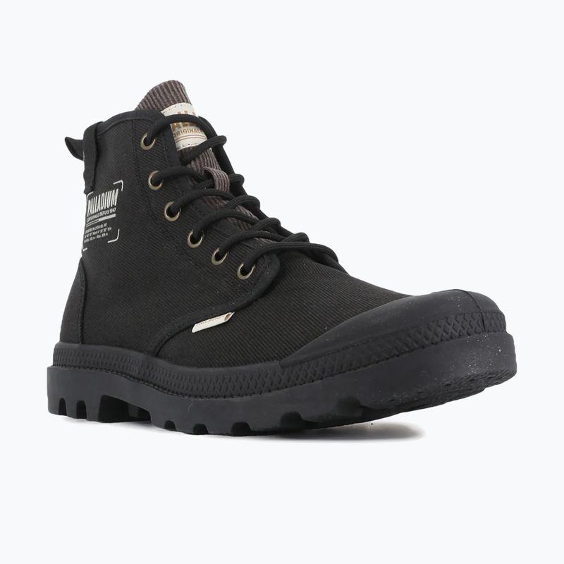 Boty Palladium Pampa Michigan black 8