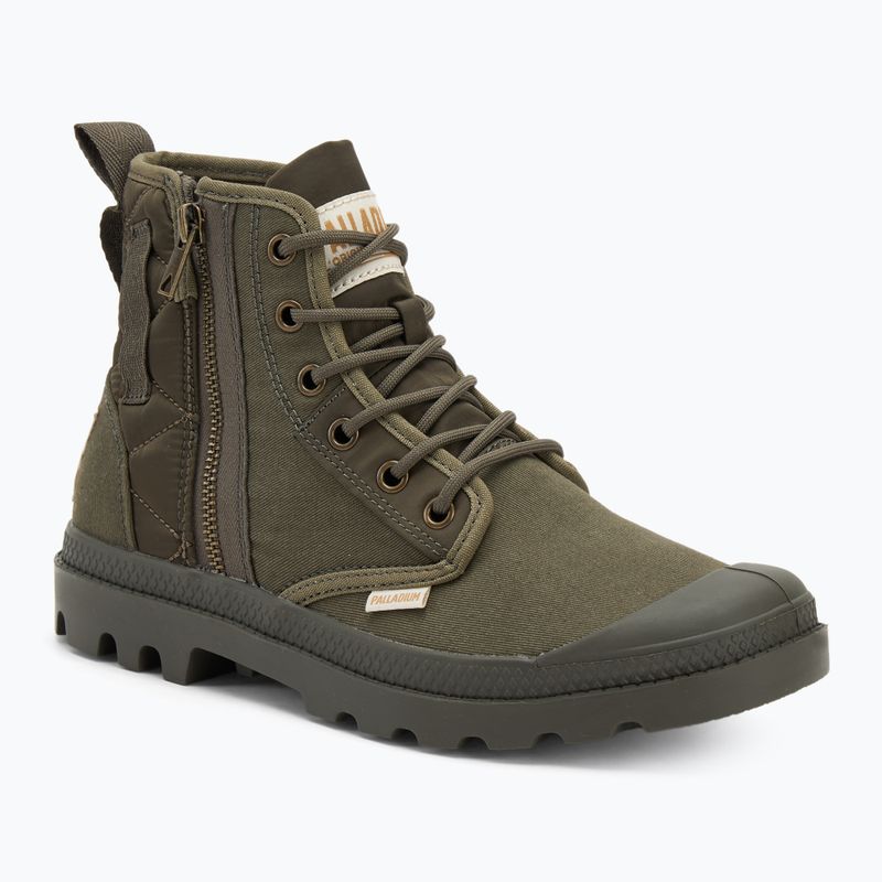 Boty Palladium Pampa Detroit Zip olive night
